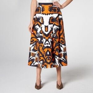 LK Bennett - Andrea Orange Skirt